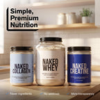 NAKED Collagen Advanced - Peptides Protein Powder, Hyaluronic Acid, Vitamin C, Pasture-Raised, Grass-Fed Hydrolyzed Collagen Supplement, Paleo