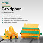 GRR-RIPPER+ by Microjig. Includes SafeRip Kit. Fully Adjustable 3D Push Block for Table Saws, Router Tables, Band Saws, and Jointers. (SKU: GR-100+)