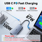 USB C Docking Station Dual Monitor for HP,Laptop Docking Station 3 Monitors