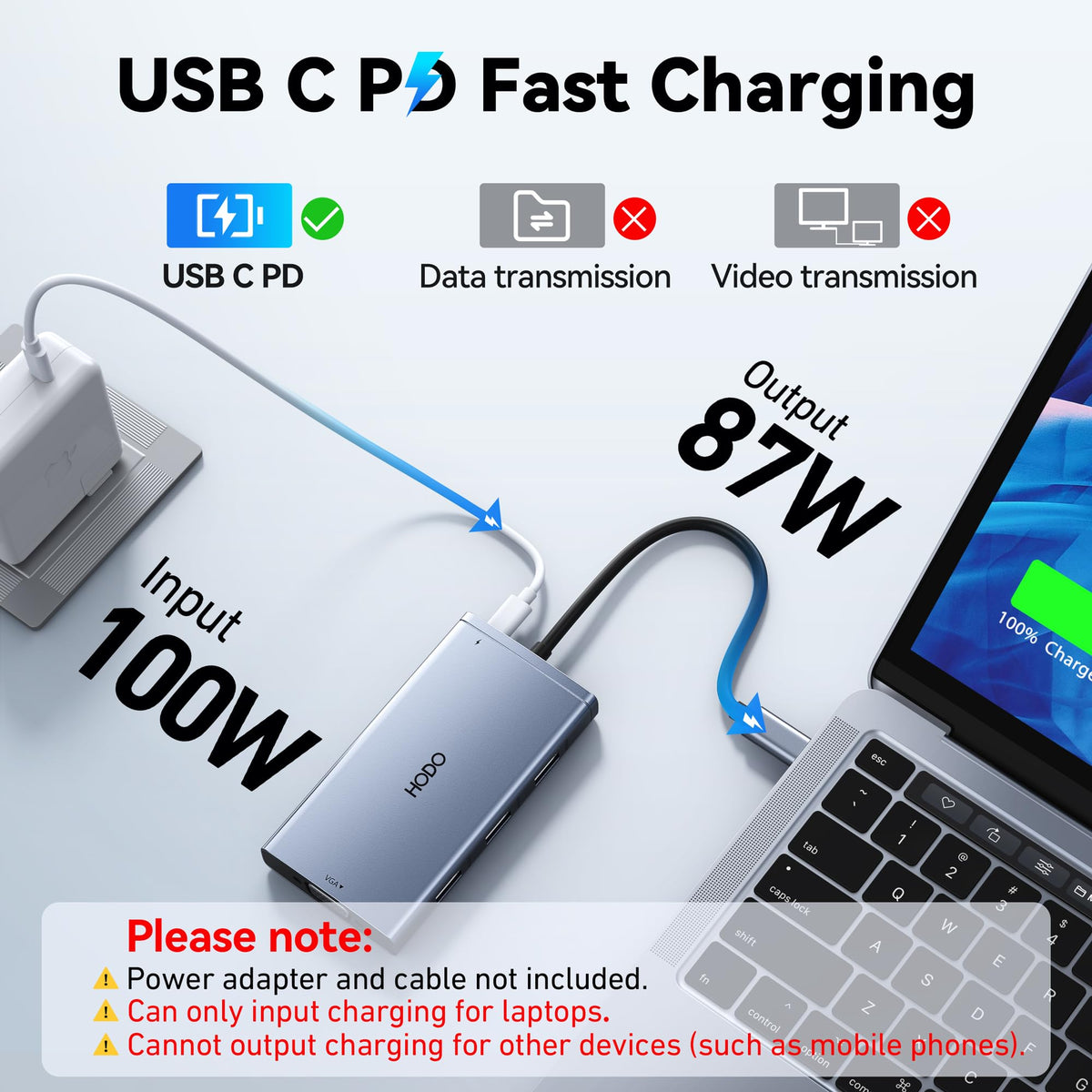 USB C Docking Station Dual Monitor for HP,Laptop Docking Station 3 Monitors