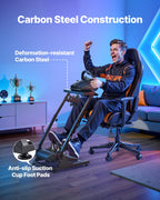 VEVOR Racing Wheel Stand, Adjustable & Foldable Simulator Stand for Logitech G29 G27 G920 G923, Thrustmaster T300RS T300GT T248 TS-PC TSXW Gaming