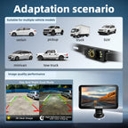 2K Backup Camera Kit, 7 Inch Monitor, Wired Zero-Lag, Night Vision