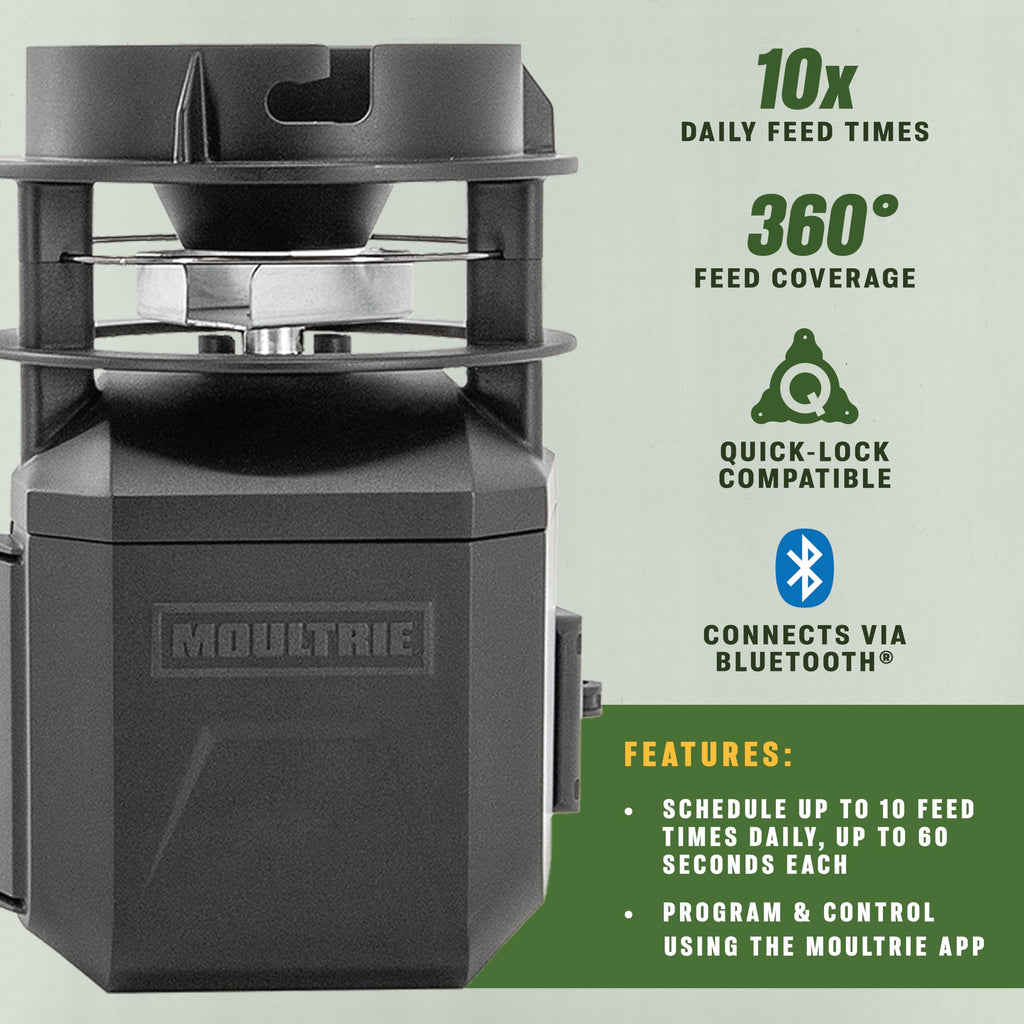 Moultrie Pro Hunter III Feeder Kit - Bluetooth App Control