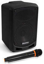 Pyle Portable Bluetooth PA Speaker System - Indoor Outdoor Karaoke Sound System w/Wireless Mic, Audio Recording, Rechargeable Battery, USB/SD Reader