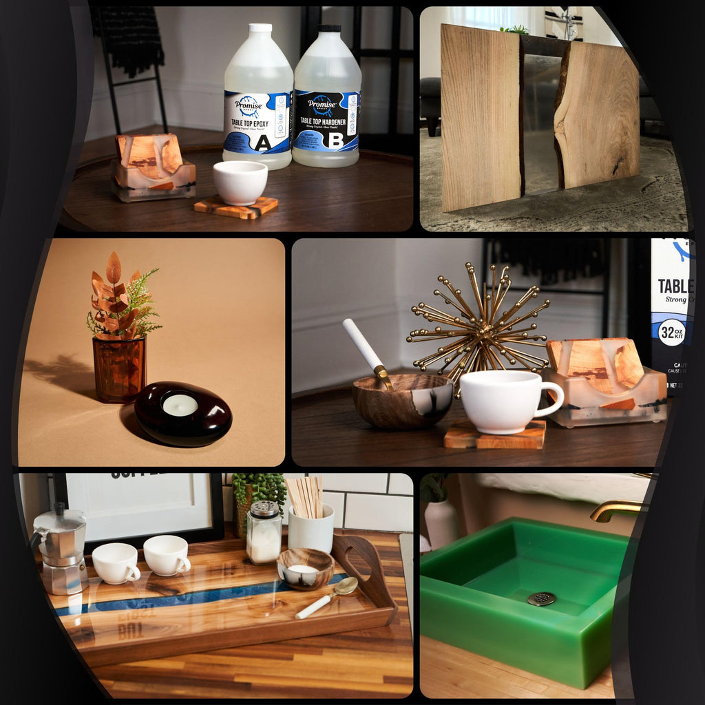 Table Top Epoxy Resin Kit 2 Gallon for Bar Top & Coatings