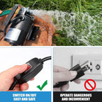 Water Transfer Pump, 115V 1/10HP Electric Utility Pump with On/Off Switch 2 * 6 ft Water Hoses Kit for Removing Water from Garden Pools Aquariums Hot