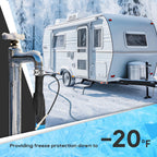RVGUARD Heated Water Hose 25FT, -20 ℉ Freeze Protection for RV/Home/Garden