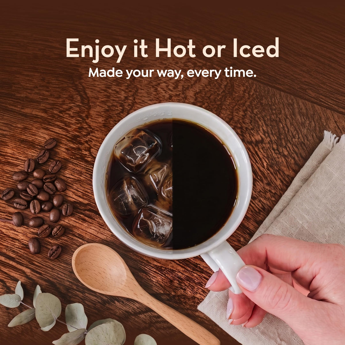 World's Best Half Caff Dark Roast Coffee Pods 100ct Keurig Compatible