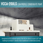 Little Giant VCCA-20ULS 115V, 80 GPH Low Profile Condensate Pump