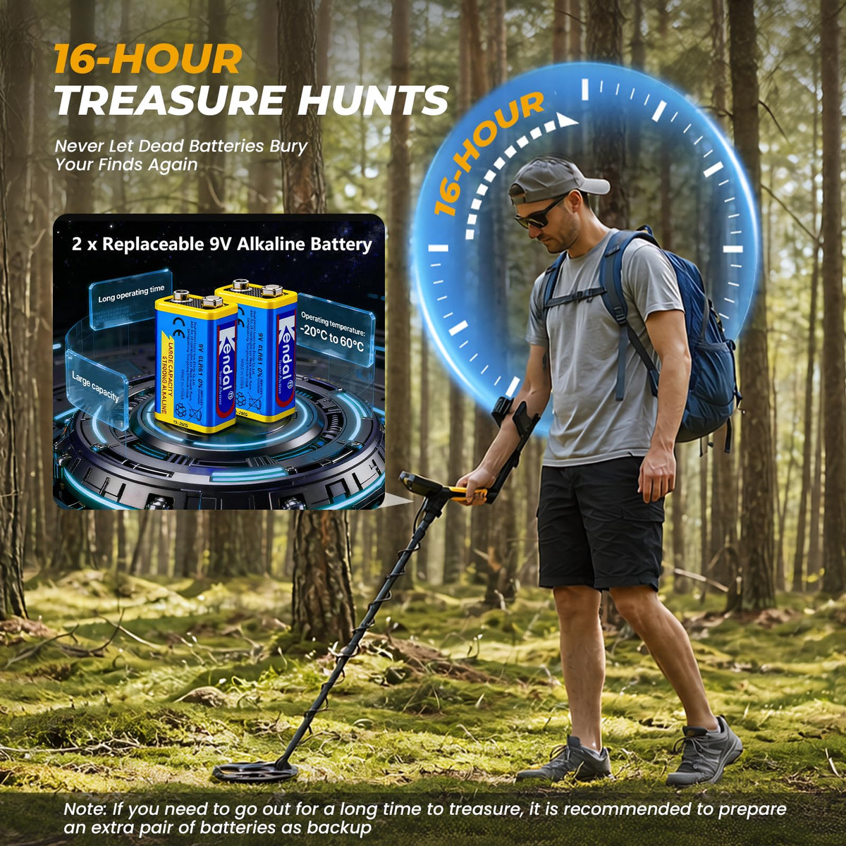 Higher Accuracy Metal Detector for Adults: 2026 Latest Professional Gold Detector with Backlit LCD, Advanced DSP Chip, IP68 Waterproof 10" Large Coil