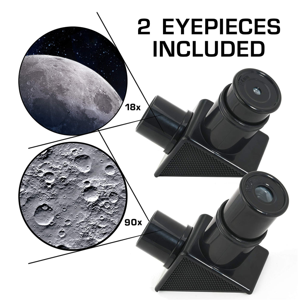 NASA Lunar Telescope for Kids Ages 8-12 with Tripod and Finder Scope
