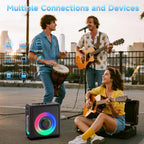 Karaoke Machine for Adults with 3 Wireless Microphones, 300W PA System