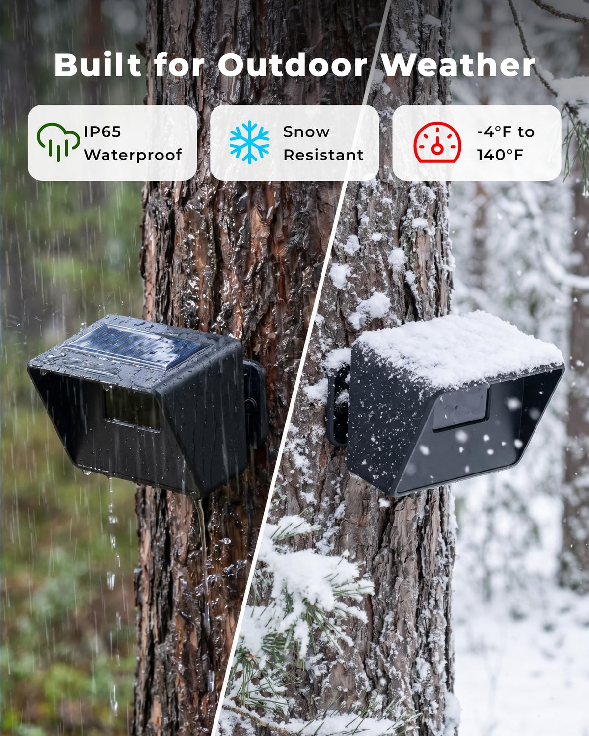 Driveway Alarm with Portable Rechargeable Receiver and Solar Sensor