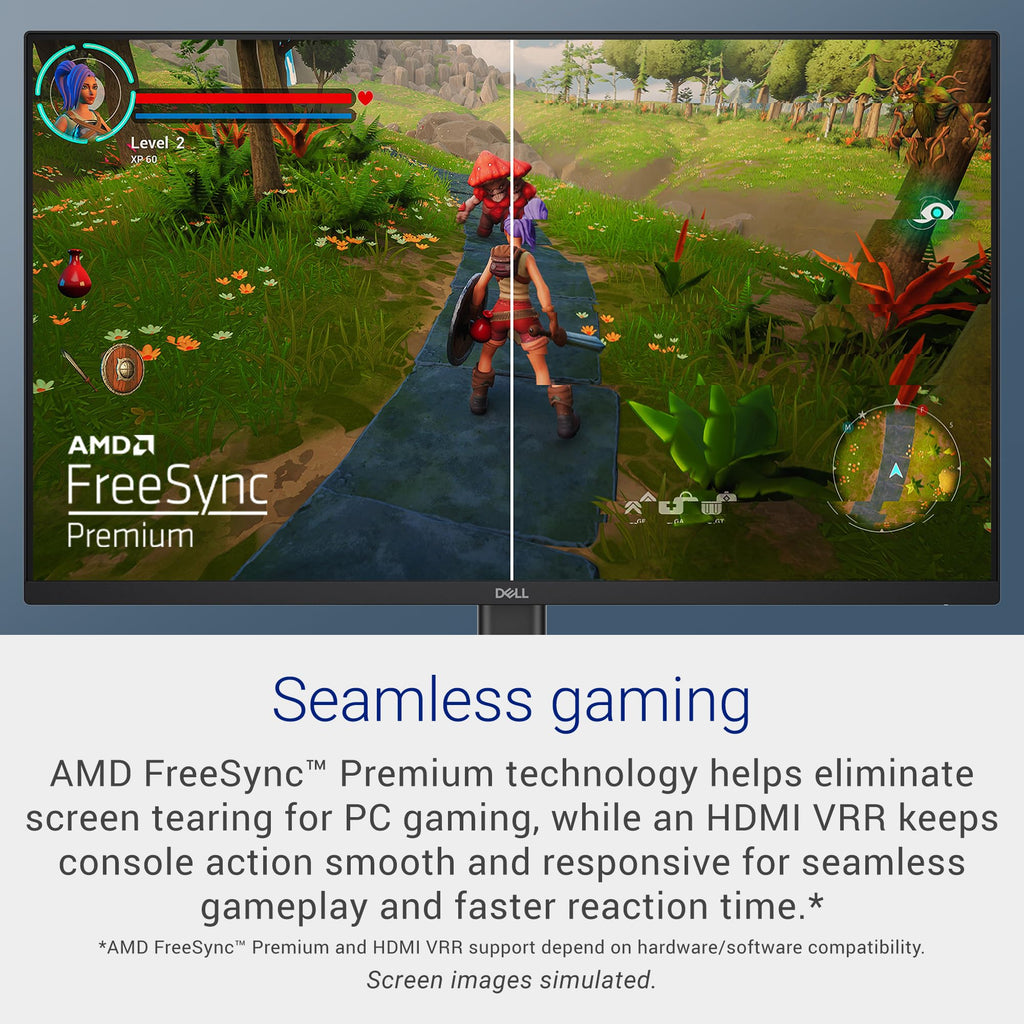 Dell 24 240Hz Gaming Monitor - SE2426HG - 23.8-inch FHD (1920x1080) 240Hz Display, in-Plane Switching (IPS) Technology, AMD FreeSync™ Premium, TÜV 3