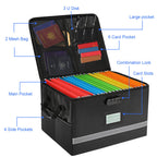 EXLIFBAG Fireproof File Organizer with Lock, 1 Layer