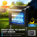 Solar Bug Zapper Outdoor, Mosquito Zapper 4500V Cordless Waterproof