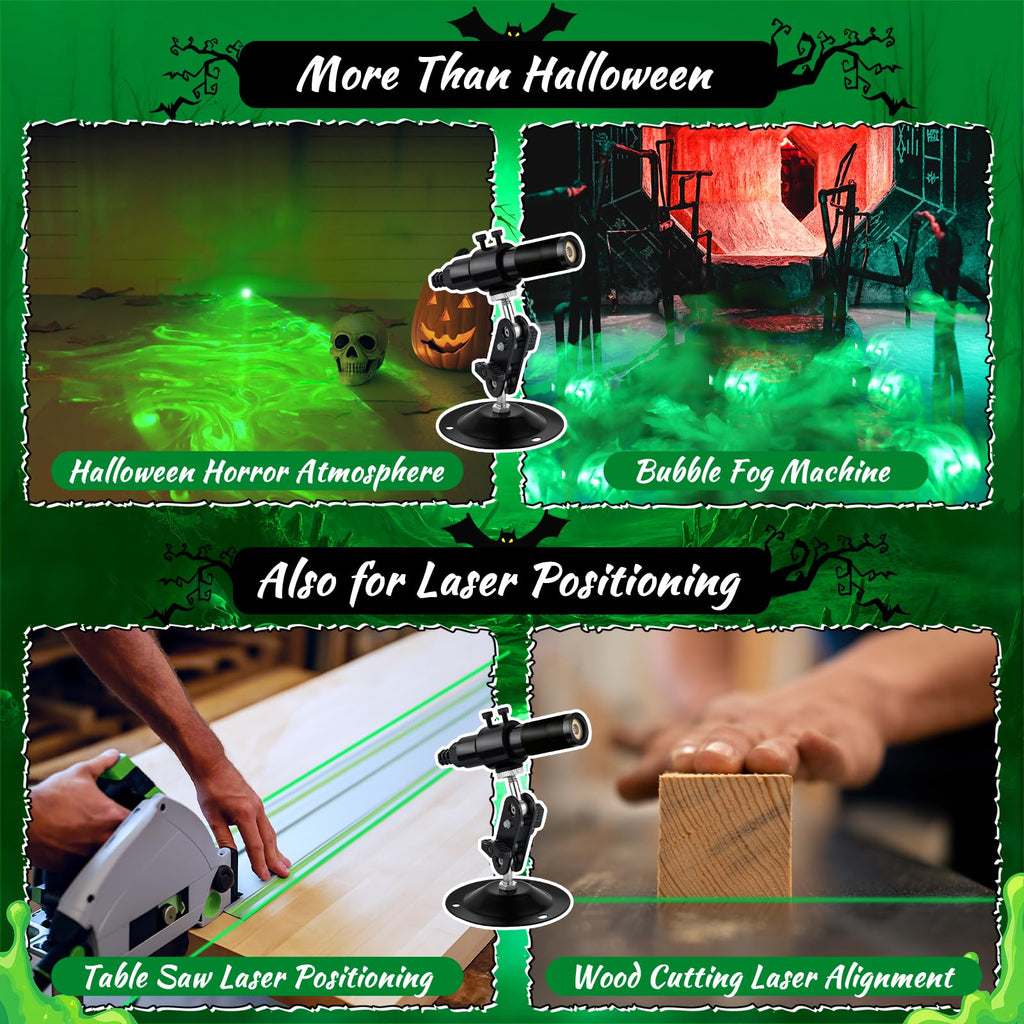 Green Laser Line Projector for Halloween Swamp Party Decoration