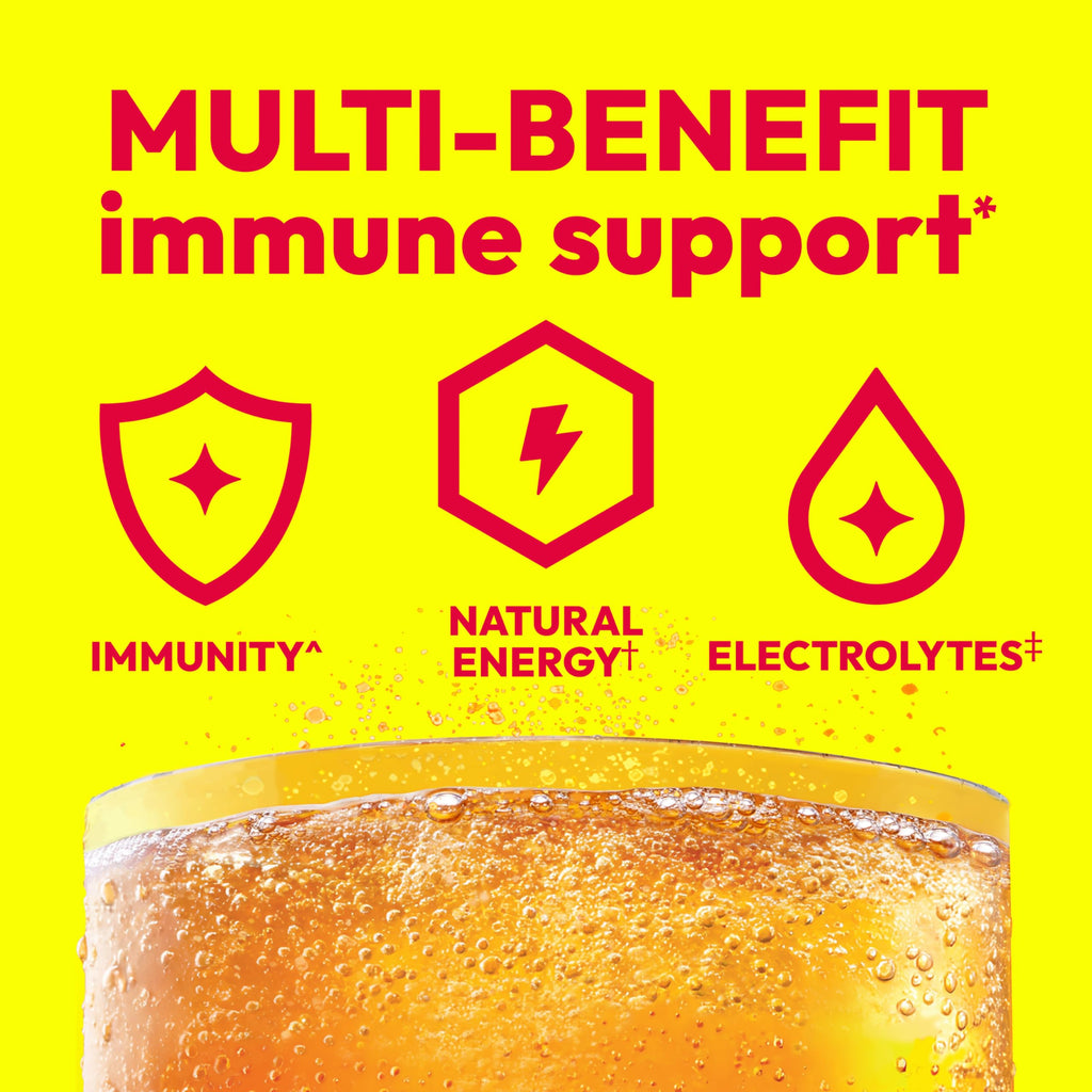Emergen-C Vitamin C 1000mg Immune Support Powder, Orange, 90 Packets