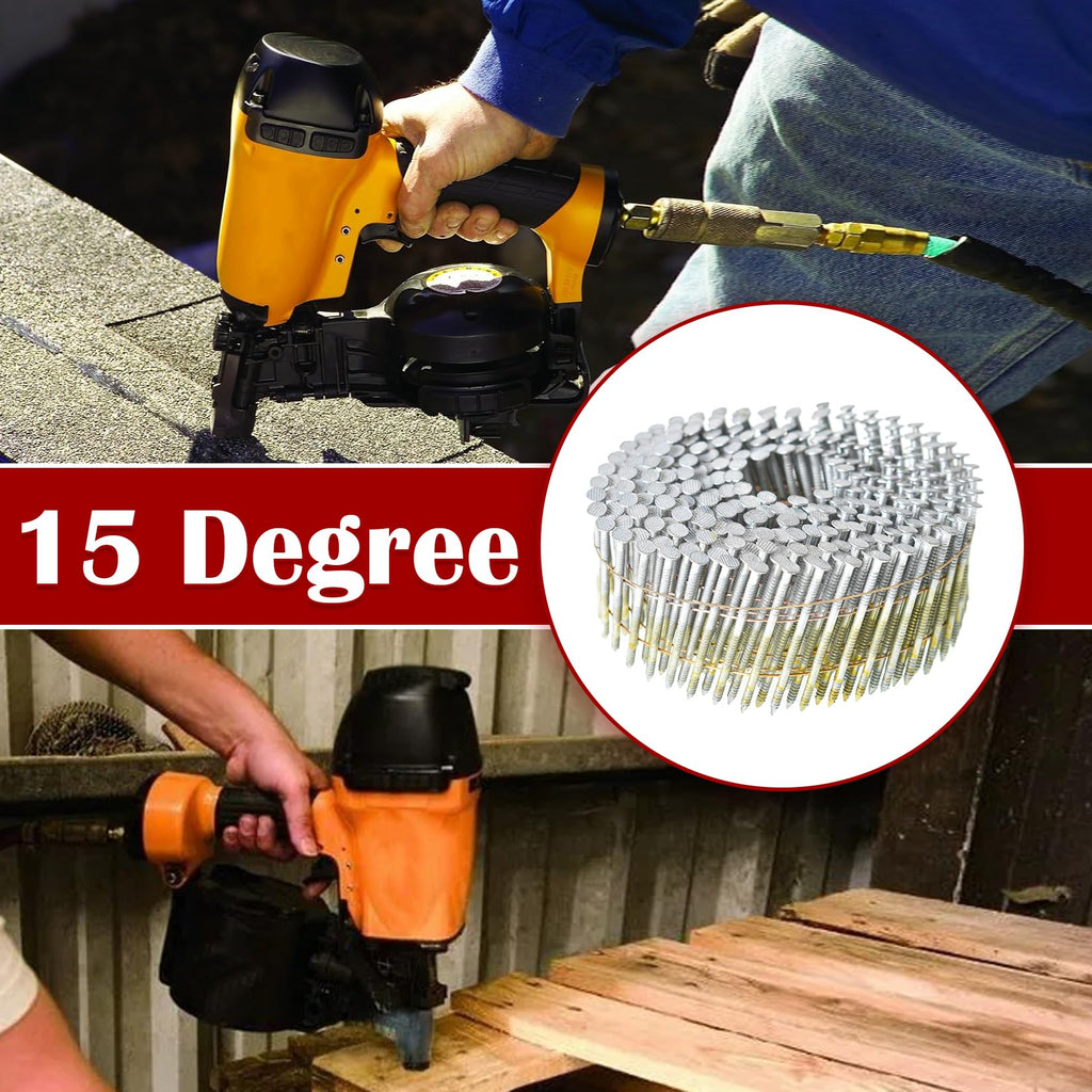 findmall 3600 Count Siding Nails 1-3/4" by .092 Inch Hot-Dipped Galvanized