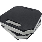 StakPad RV Leveling Blocks – Precise Fit for Class A, B & C Motorhomes, Fifth Wheels, Travel Trailers & More – 12x12” – Bigger Surface Area, More