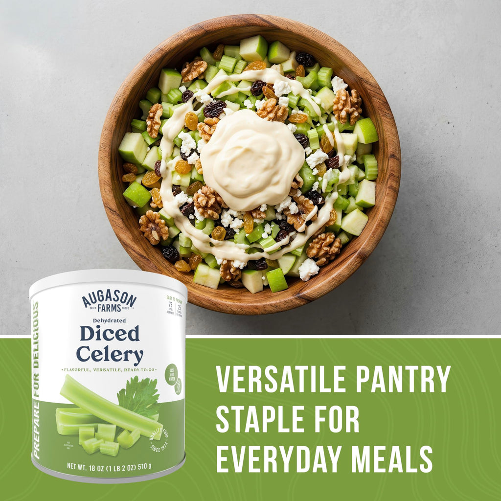 Augason Farms Dehydrated Diced Celery Can