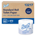 Scott Professional Standard Roll Toilet Paper, Bulk, 80 Rolls (13217)