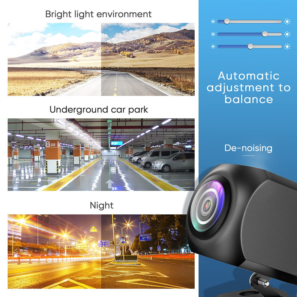 HD Backup Camera License Plate Rear View Camera for Car
