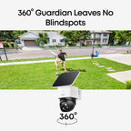 eufy Security SoloCam S340, 3K Dual-Lens Solar Security Camera