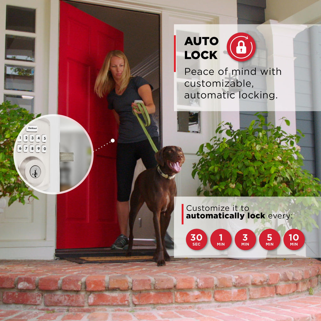 Kwikset Powerbolt 250 Transitional Keyless Entry Keypad Door Lock