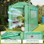 EAGLE PEAK 8x6 Easy Setup Pop Up Greenhouse, Clear/Green