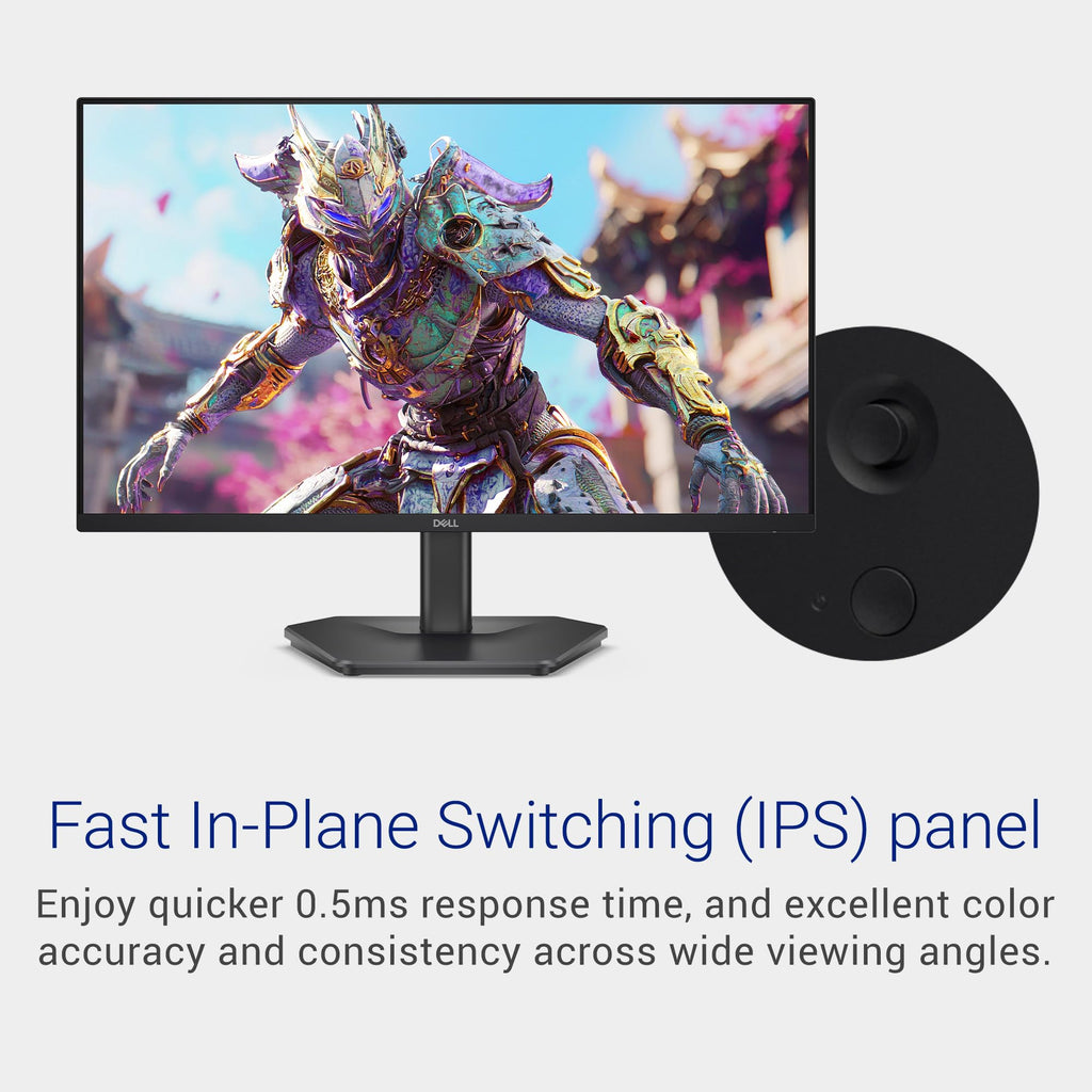 Dell 24 240Hz Gaming Monitor - SE2426HG - 23.8-inch FHD (1920x1080) 240Hz Display, in-Plane Switching (IPS) Technology, AMD FreeSync™ Premium, TÜV 3