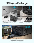 EUHOMY 12QT 12 Volt Refrigerator, Portable Car Fridge with App Control