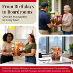 Broadway Basketeers Ultimate Gift Basket with Gourmet Foods Snacks & Sweets