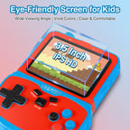 Portable Video Game Console for Kids, 220 Built-in Classic Retro Games, Handheld Plug & Play Player with 3.5'' IPS Screen, Rechargeable Travel Toy