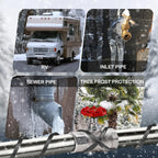 50FT（3FT-200FT） Pipe Heating Cable for Pipe Freeze Protection