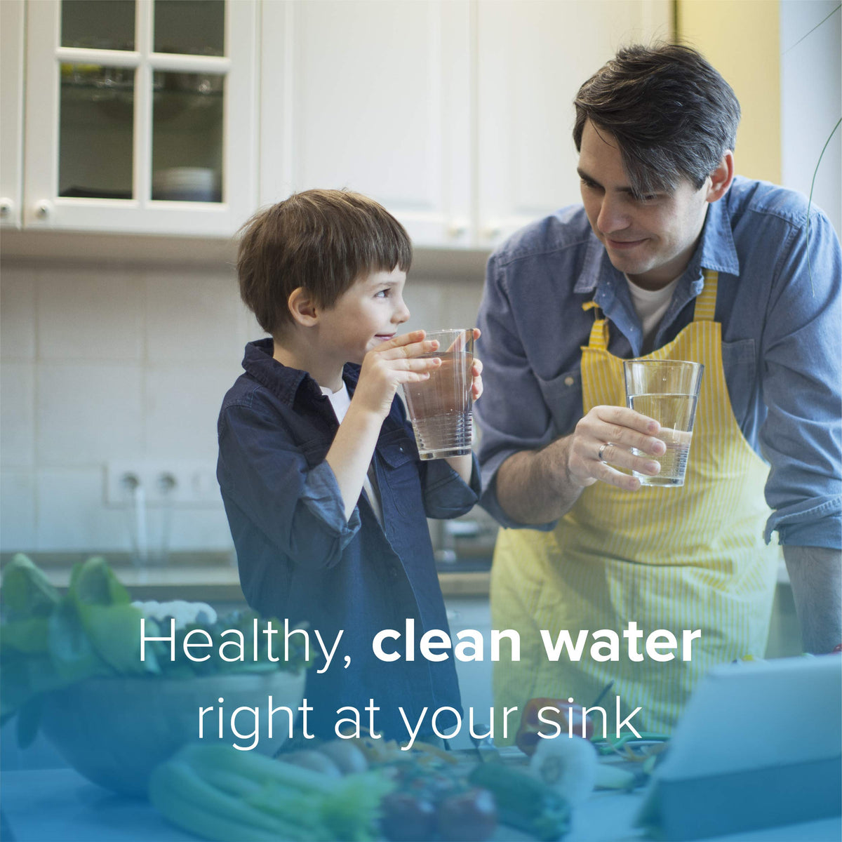 Brondell RF-20 Water Filter Replacement for Circle, Sediment and Carbon Block, Under Sink Reverse Osmosis Filtration System, Lasts 6 Months
