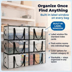 ClearSpace Heavy Duty Moving Bags - Water Resistant Storage Bags with Backpack Straps, Zippers and Handles - Large Moving Boxes for College Dorm