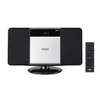 Jensen® JBS-300 Home Bluetooth Stereo Shelf Music System Speakers with MP3 CD Player Wall Mountable Digital AM-FM Radio, USB Port - Remote Included