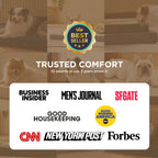 Bedsure Washable Dog Beds Large Sized Dog with Comfy Sherpa, 36x27in Grey