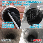 Sealegend 58-Pieces 35-Feet Dryer Vent Cleaner Kit, Dryer Cleaning Tools