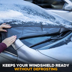 EcoNour Windshield Cover for Ice and Snow, Car Front window Snow cover