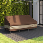 DUCKCOVERS Ultimate Waterproof Patio Sofa Cover, Outdoor Couch Cover with All Weather Protection, Patio Furniture Covers with Attachment Strap, 77"W