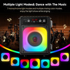 Karaoke Machine with 2 Mics for Adults & Kids, All-in-One Karaoke Set