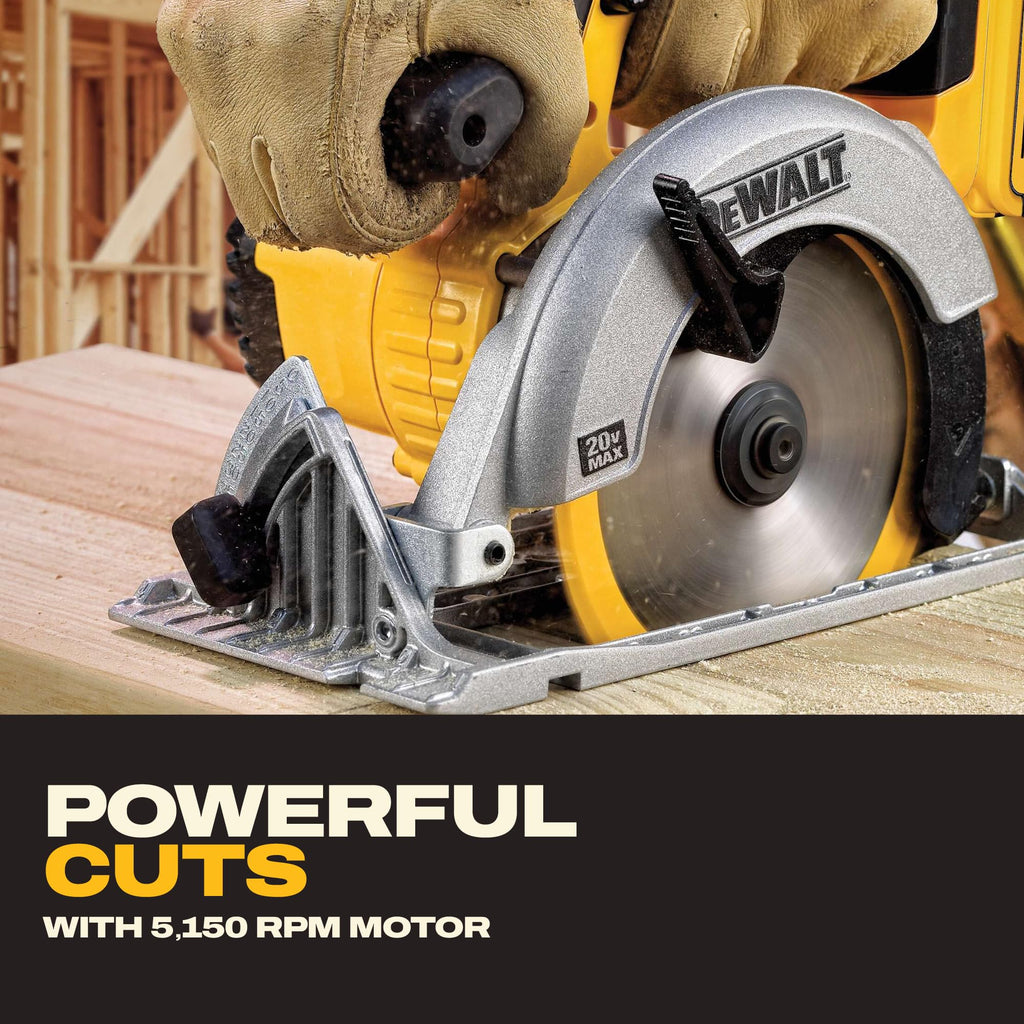 DEWALT 20V MAX Circular Saw Cordless, Battery Not Included (DCS391B)