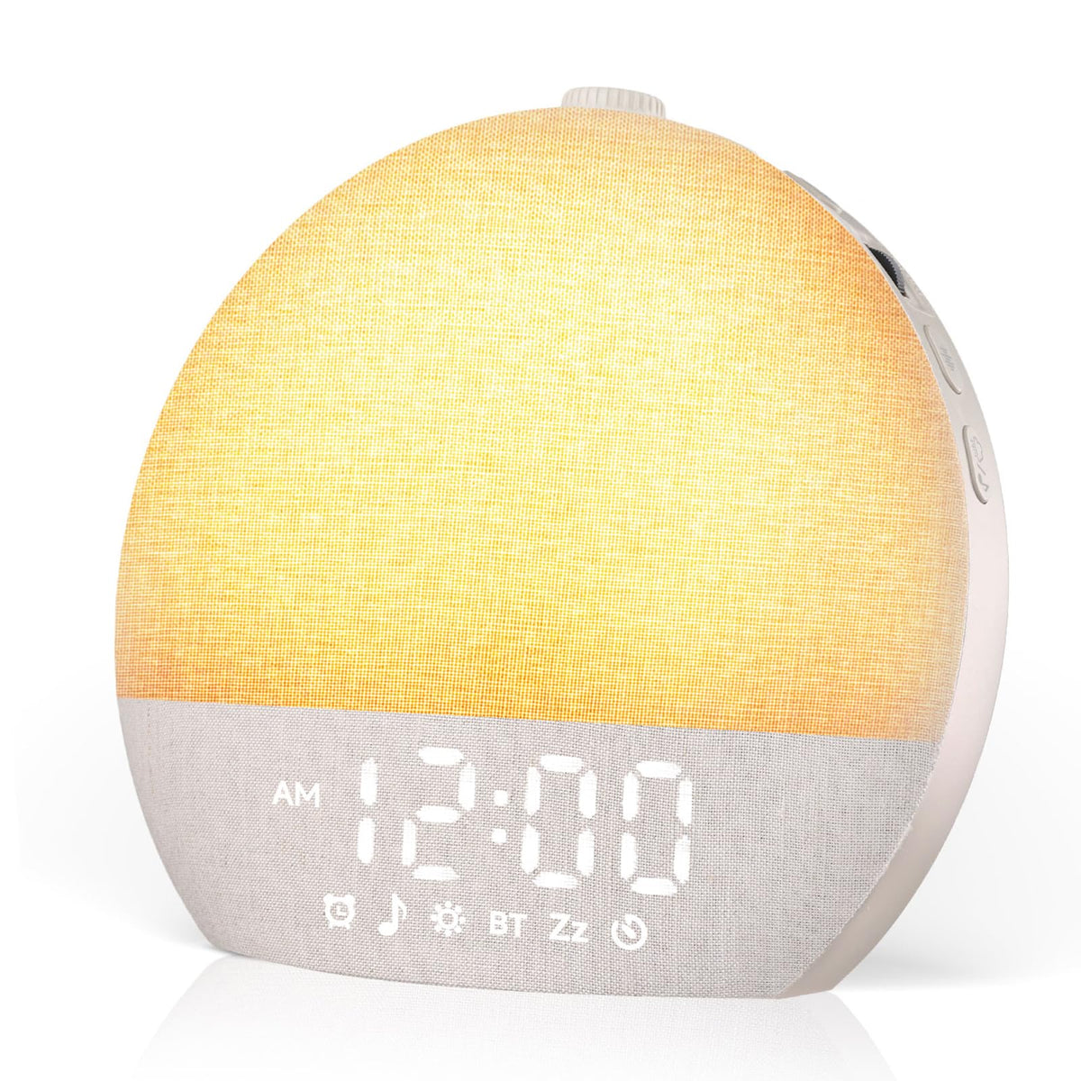 Sunrise Alarm Clock White Noise Machine with Bluetooth Speaker,Khaki