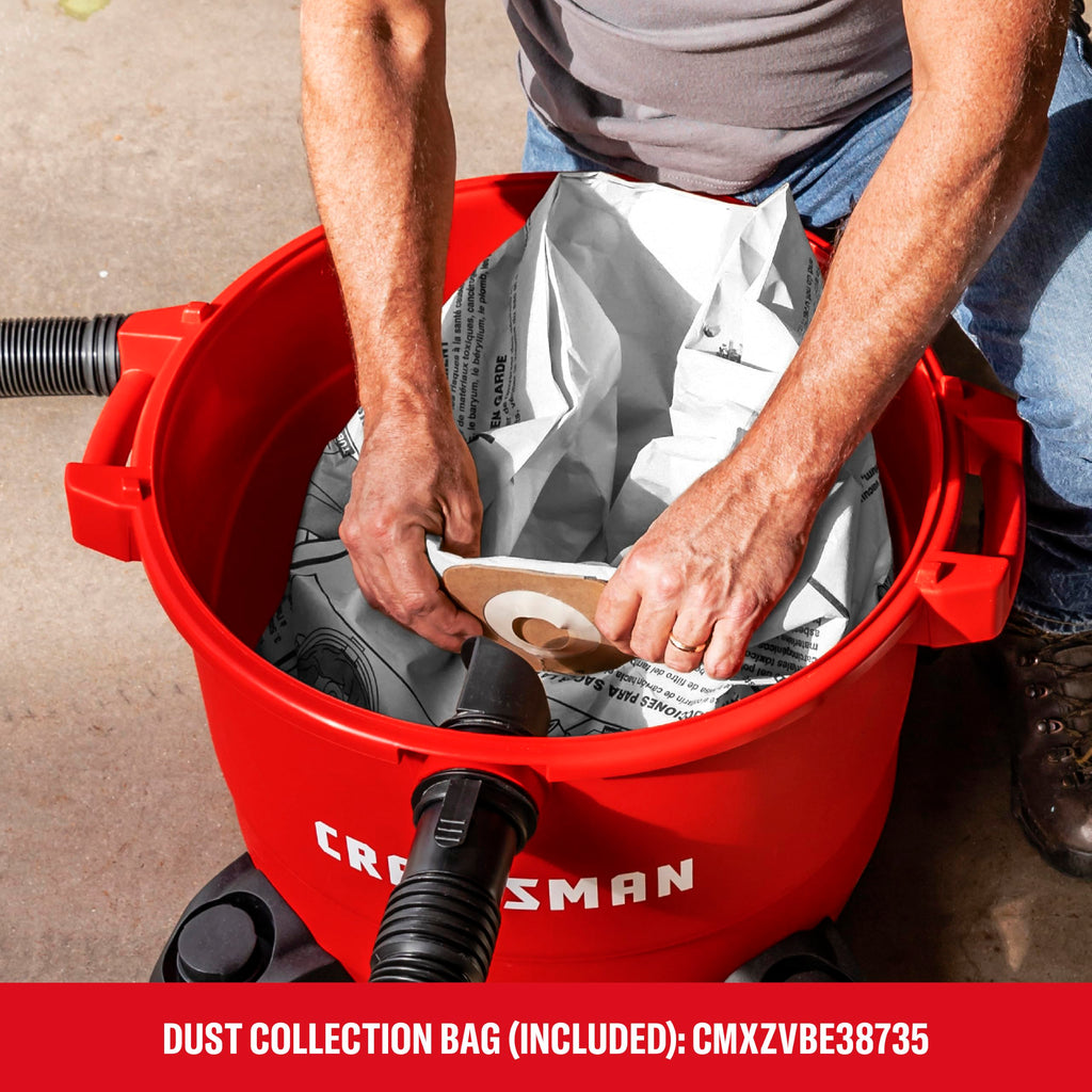 CRAFTSMAN CMXEVBE17594 12 Gallon 6.0 Peak HP Wet Dry Shop Vacuum