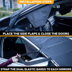 EcoNour Windshield Cover for Ice and Snow, Car Front window Snow cover