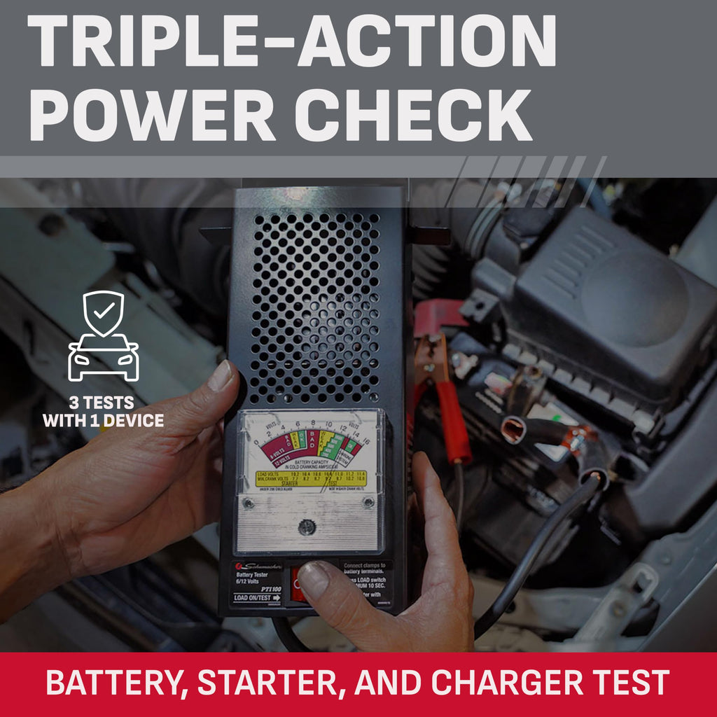 Schumacher Electric Battery Load Tester, 6V/12V – BT-100