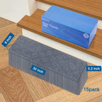 Stair Treads for Wooden Steps Indoor, KOOTETA 15 Pack 8" X 30" Non Slip Carpet Stair Treads with Reusable Adhesive for Kids Elders and Dogs,Pet
