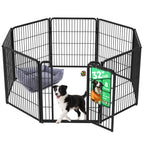 FXW Homeplus Indoor Dog Playpen, 32" H, 8 Panels, for Small & Medium Dogs